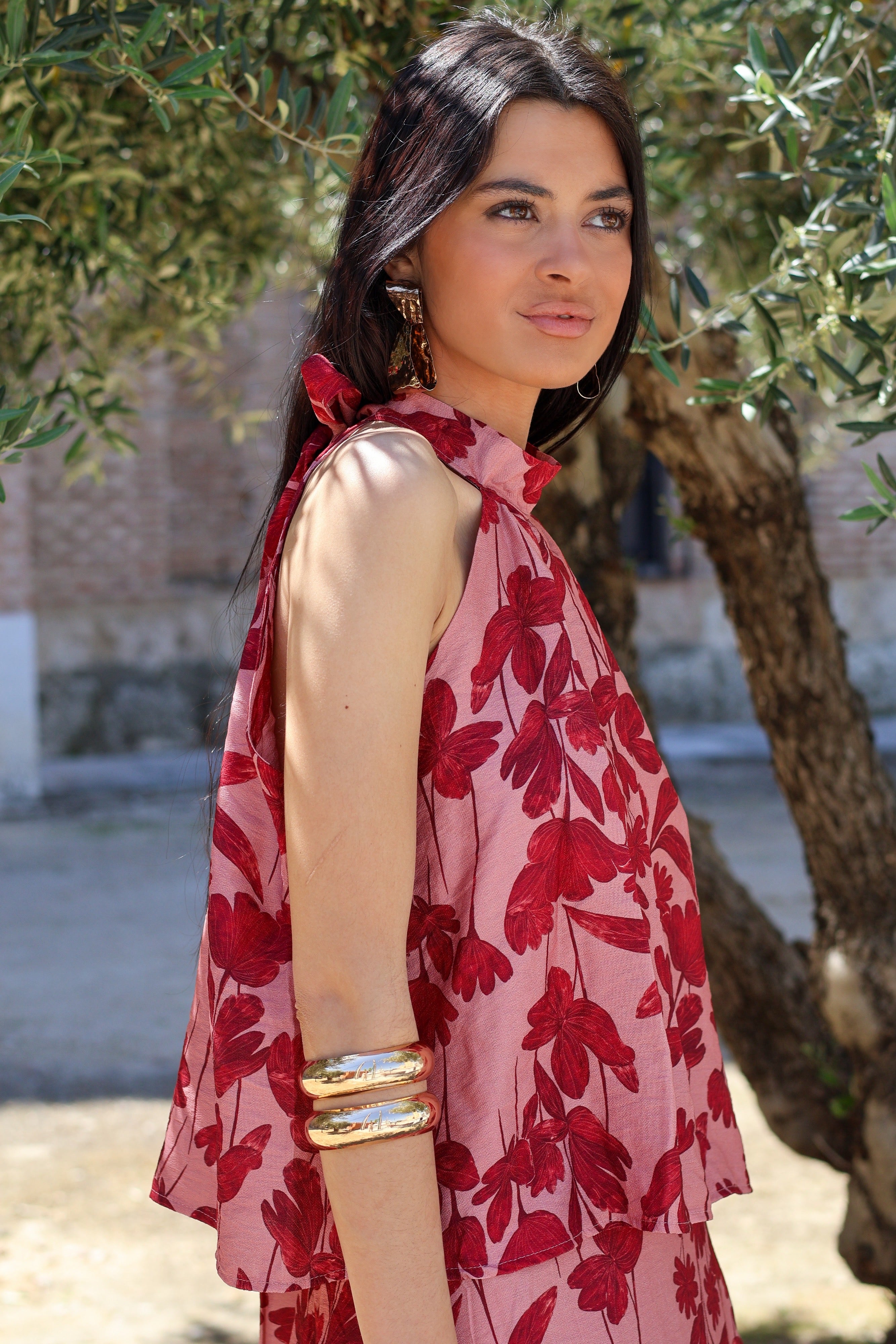 Conjunto estampado rosa| Caribe