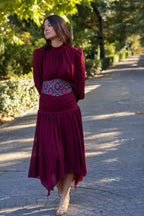 Conjunto burdeos| Silvia