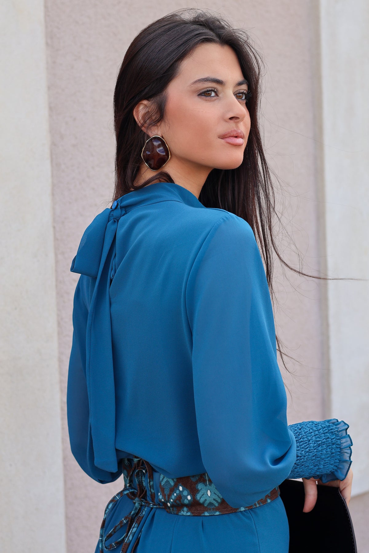 Blusa petróleo| Marisa