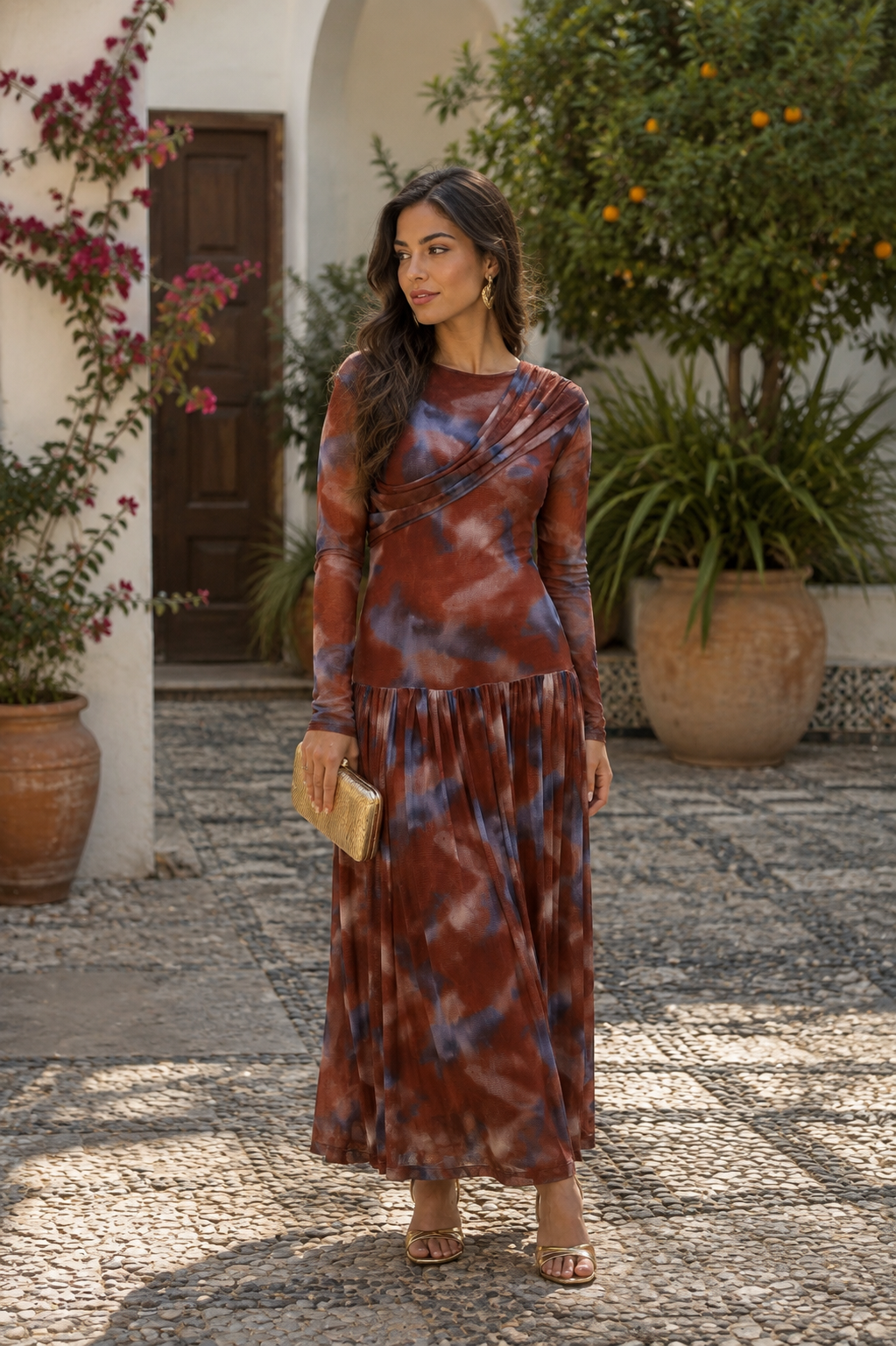 Vestido marrón | Paulo
