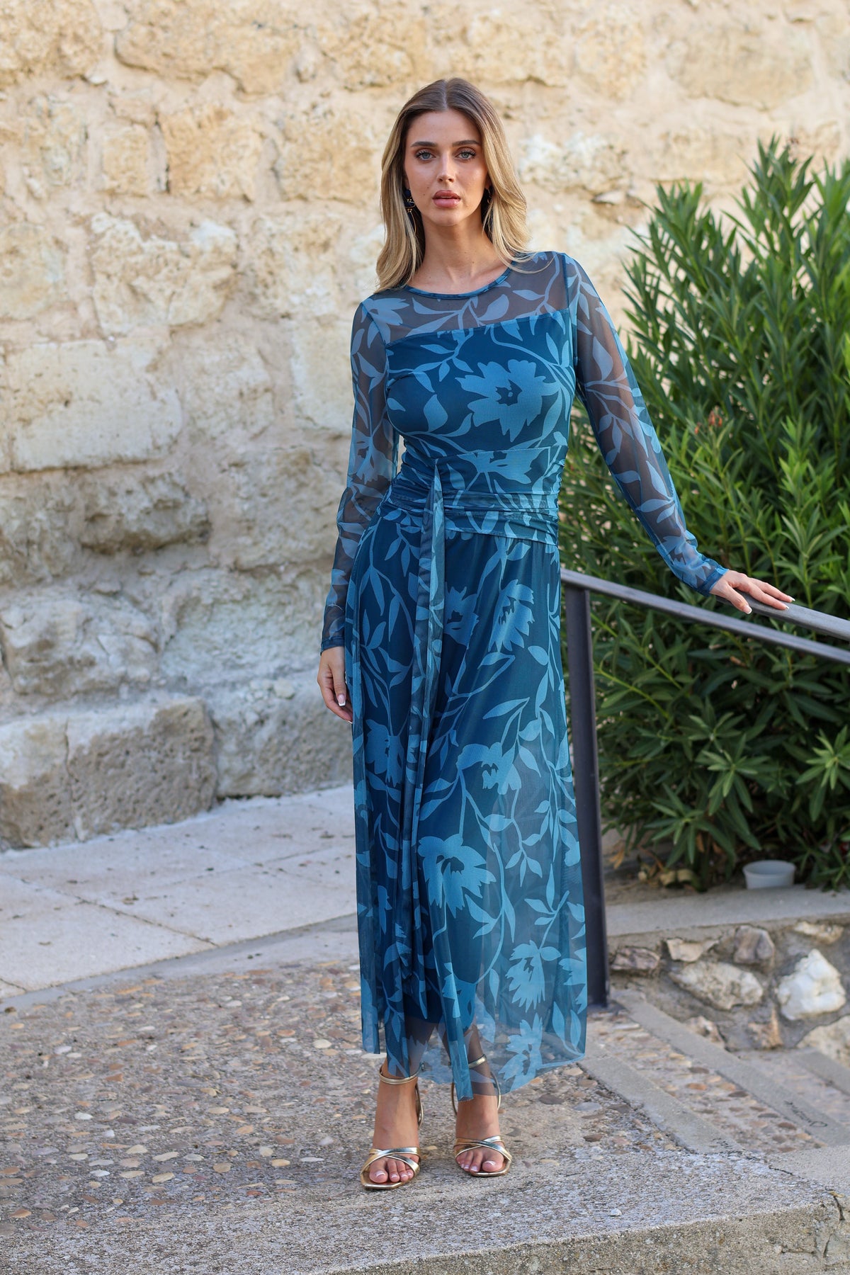 Vestido petróleo | Sara