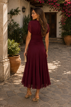 Vestido vino| Zendaya