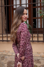 Vestido estampado uva| Marisa
