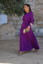 Vestido morado| Olimpia