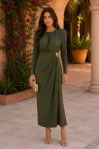 Vestido oliva| Carina