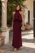 Vestido Burdeos| Olimpia