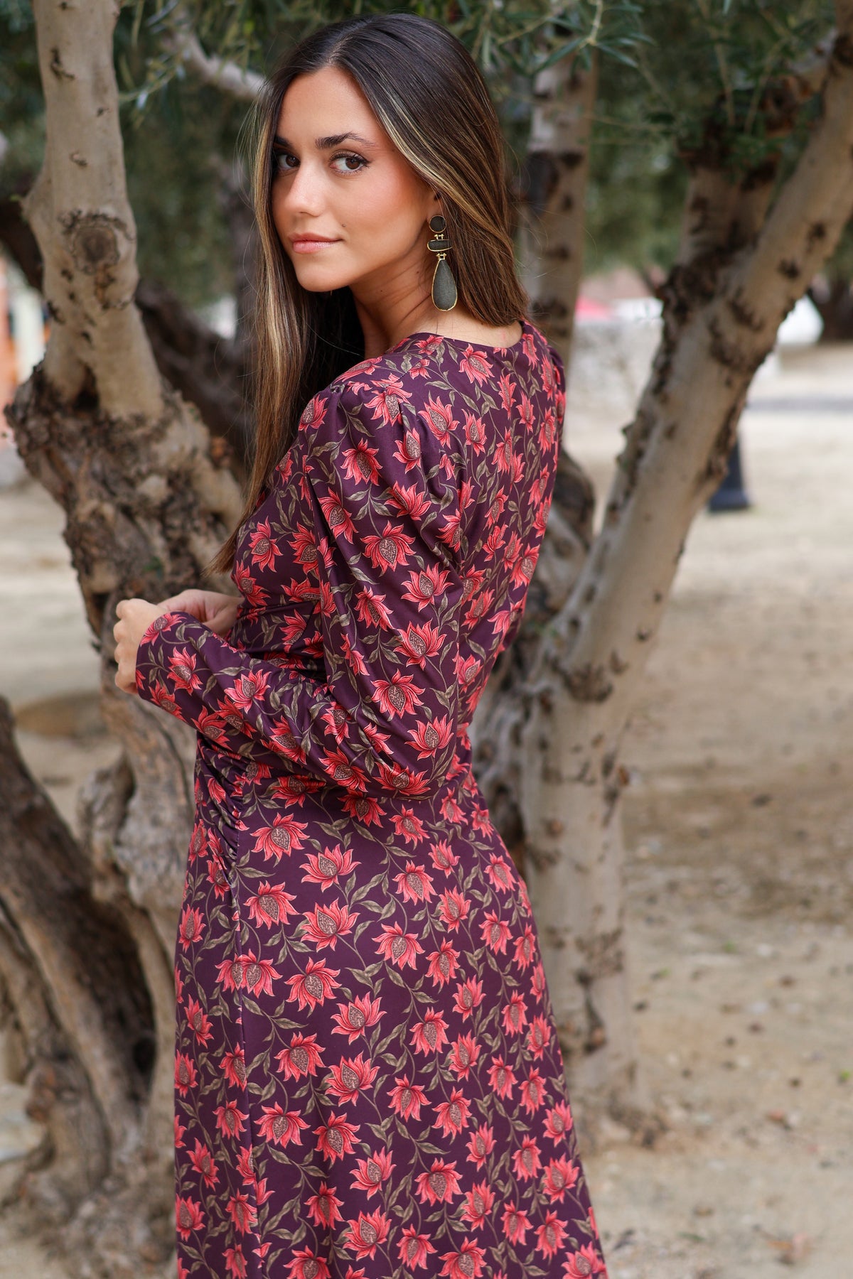 Vestido estampado| Lorena