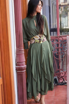 Falda verde| Olivia