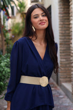 Vestido midi marino | Córdoba