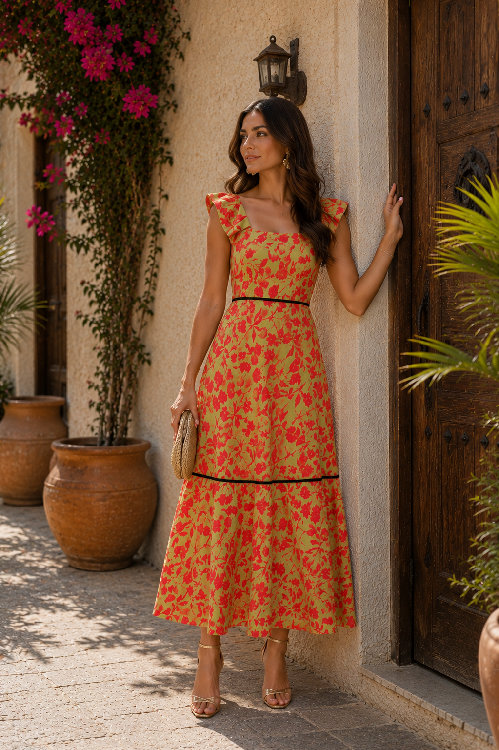 Vestido estampado| Cumbia
