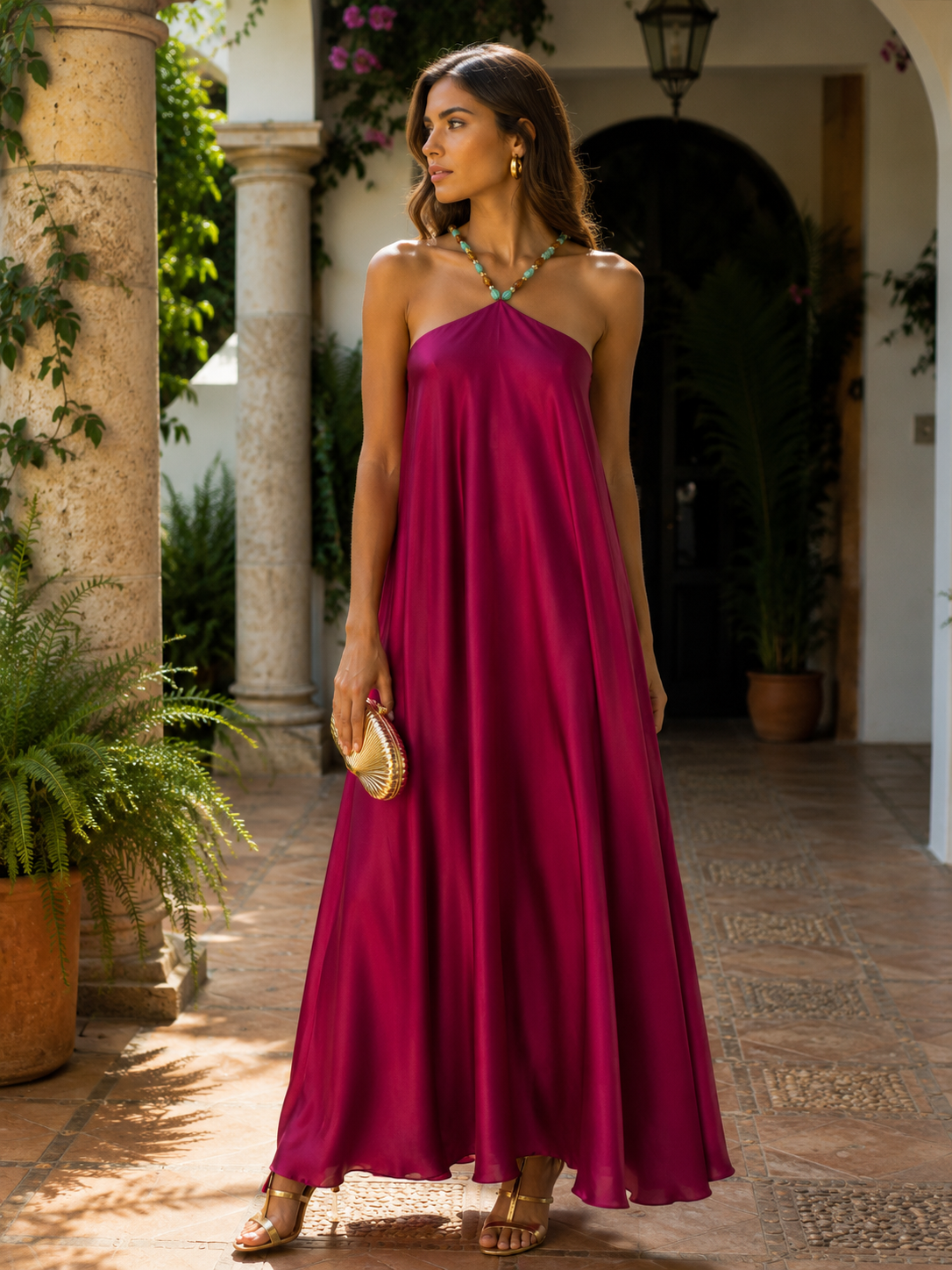 Vestido vino | Kira