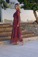 Conjunto estampado morado| Novadeli