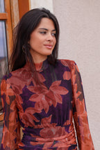 Vestido estampado caldera| Dalia