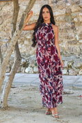 Vestido burdeos| Miriam