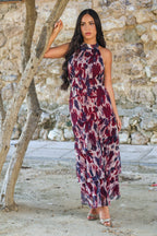 Vestido burdeos| Miriam