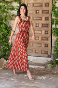 Vestido terracota midi| Solara