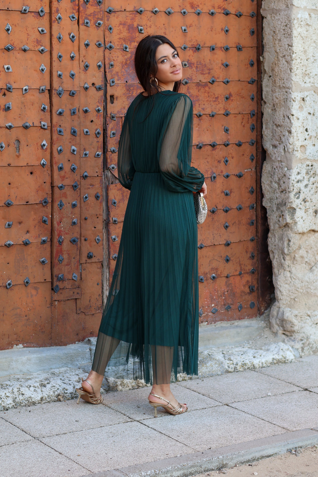Vestido midi | Esmeralda