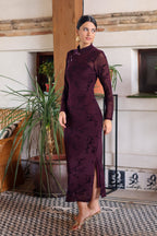 Vestido berenjena| Kyoto