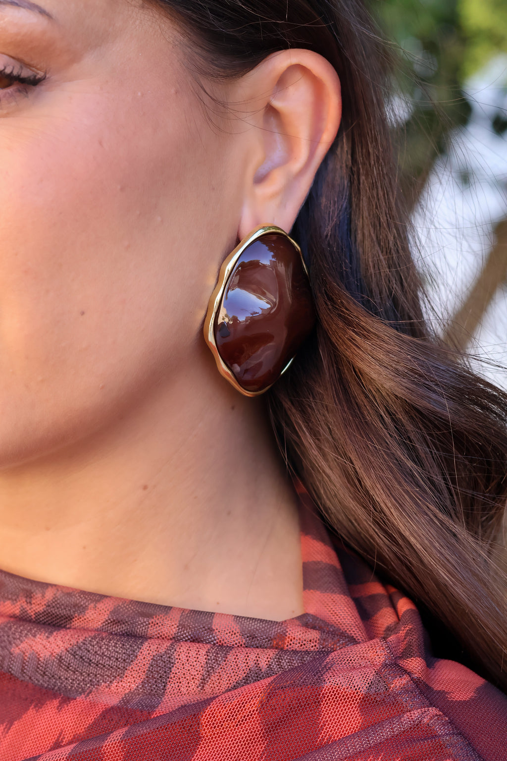Pendientes marrón| Zedra