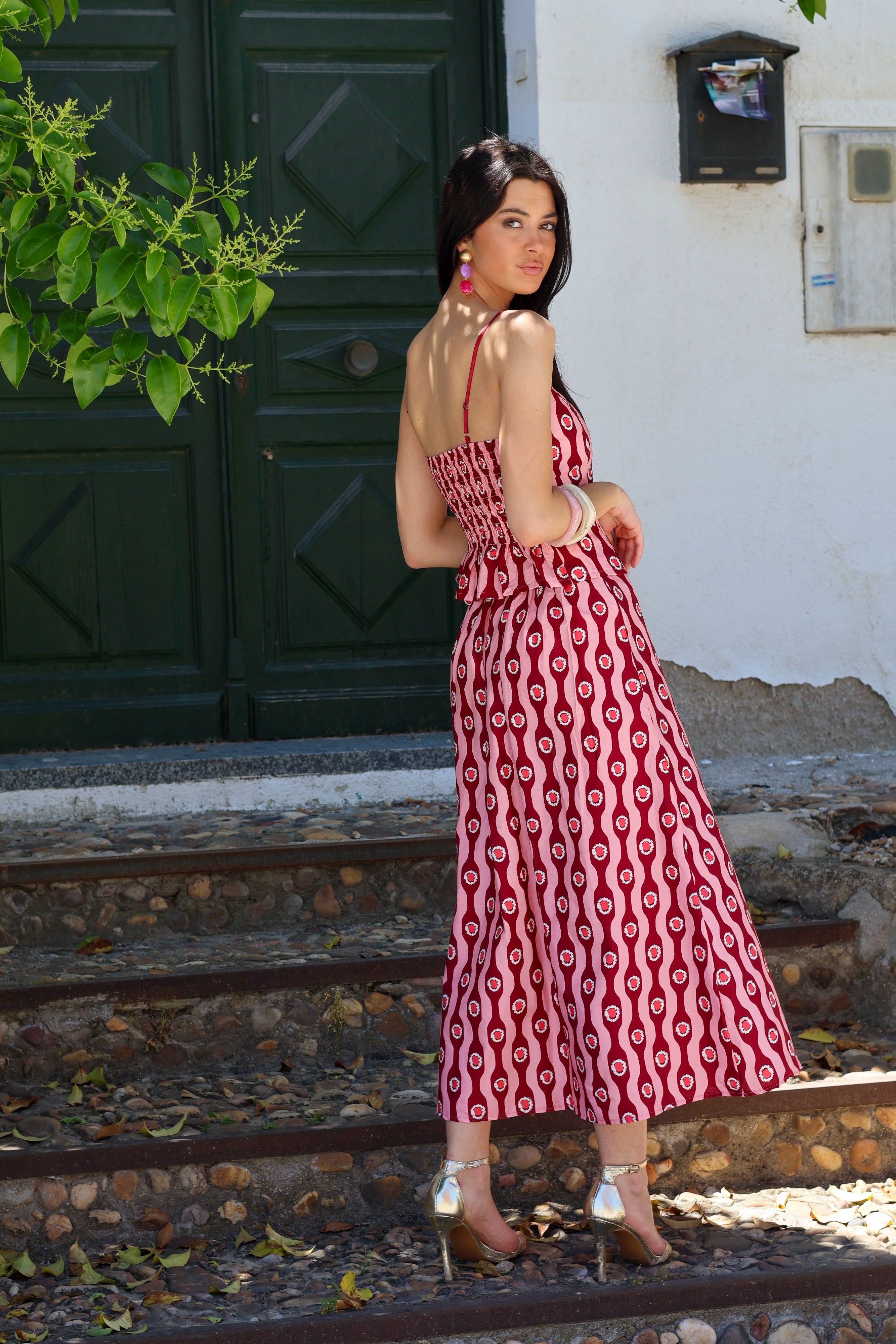 Conjunto rosa estampado| Mistral