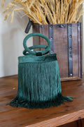Bombonera verde| Flecos