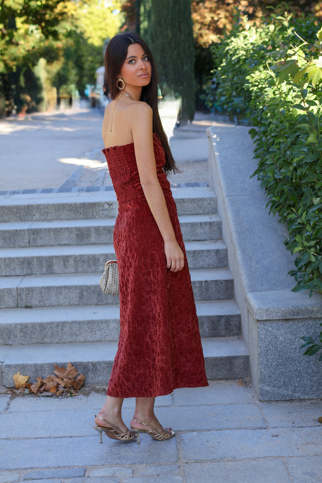 Falda midi caldera| Leonora