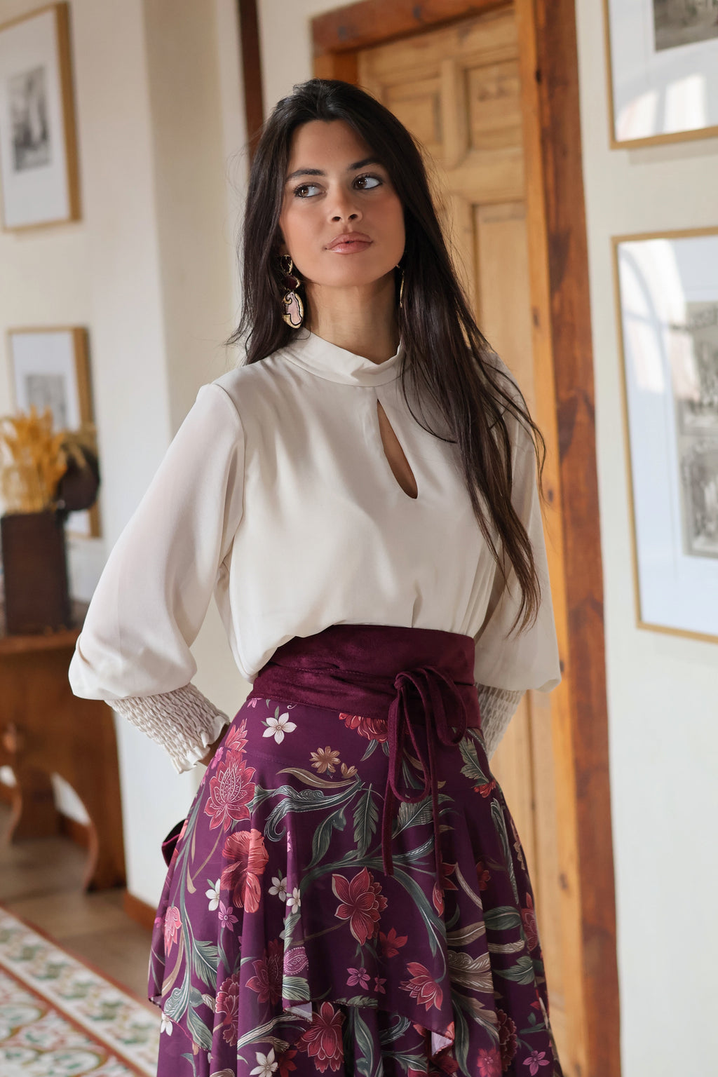 Blusa marfil| Marisa