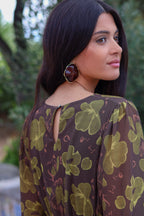 Vestido marrón| Claribel