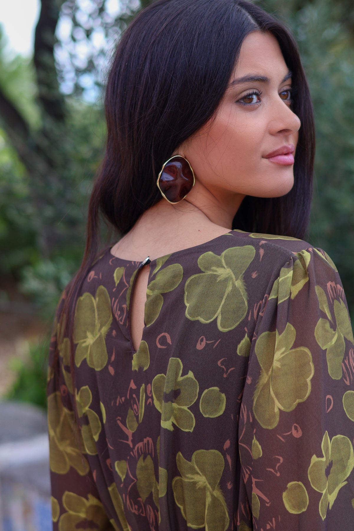Vestido marrón| Claribel