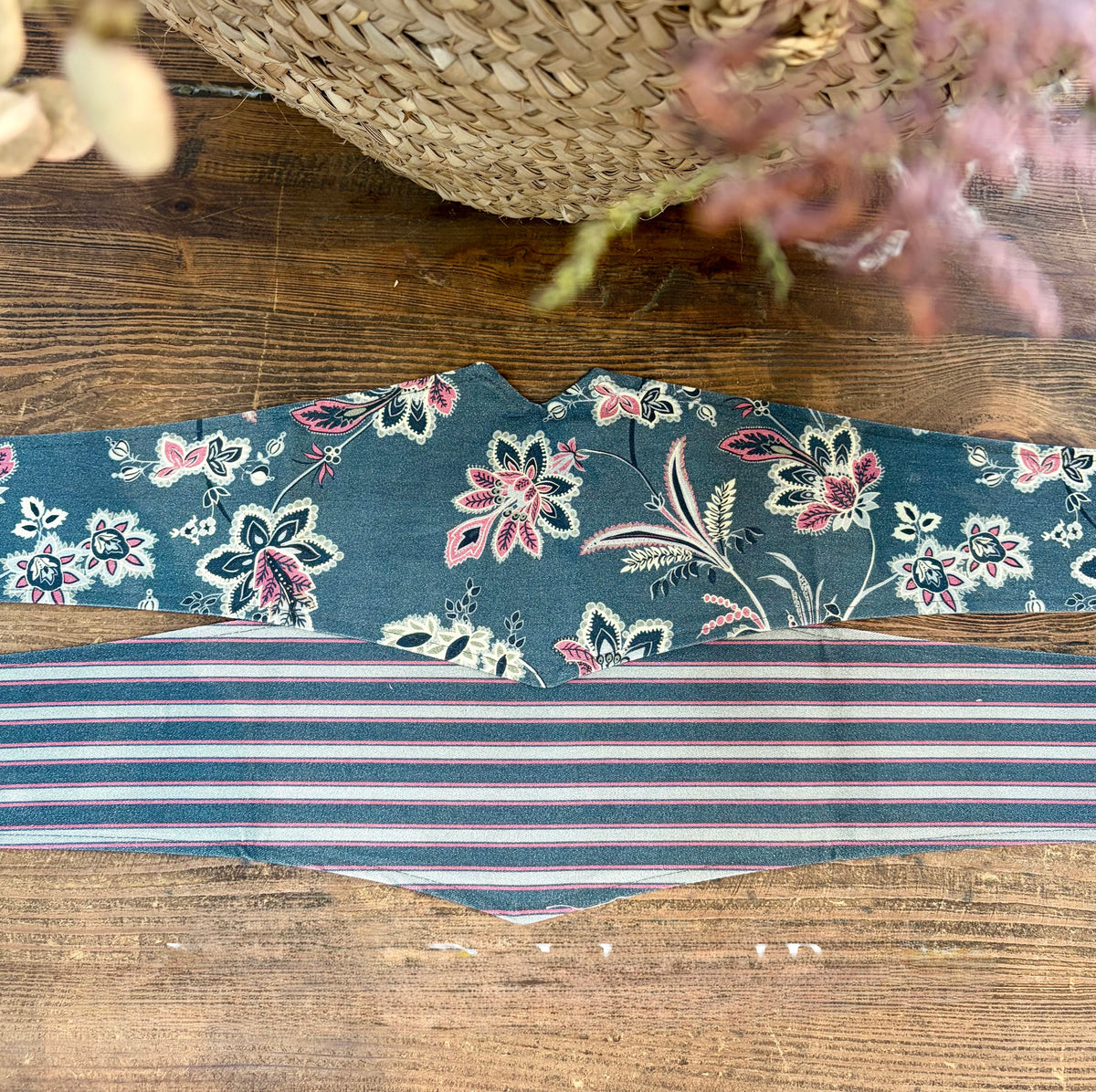 Fajín celeste reversible| Índigo