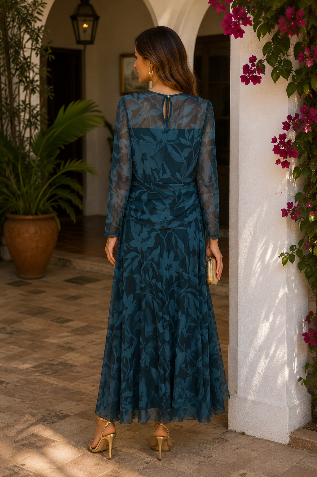 Vestido petróleo | Sara