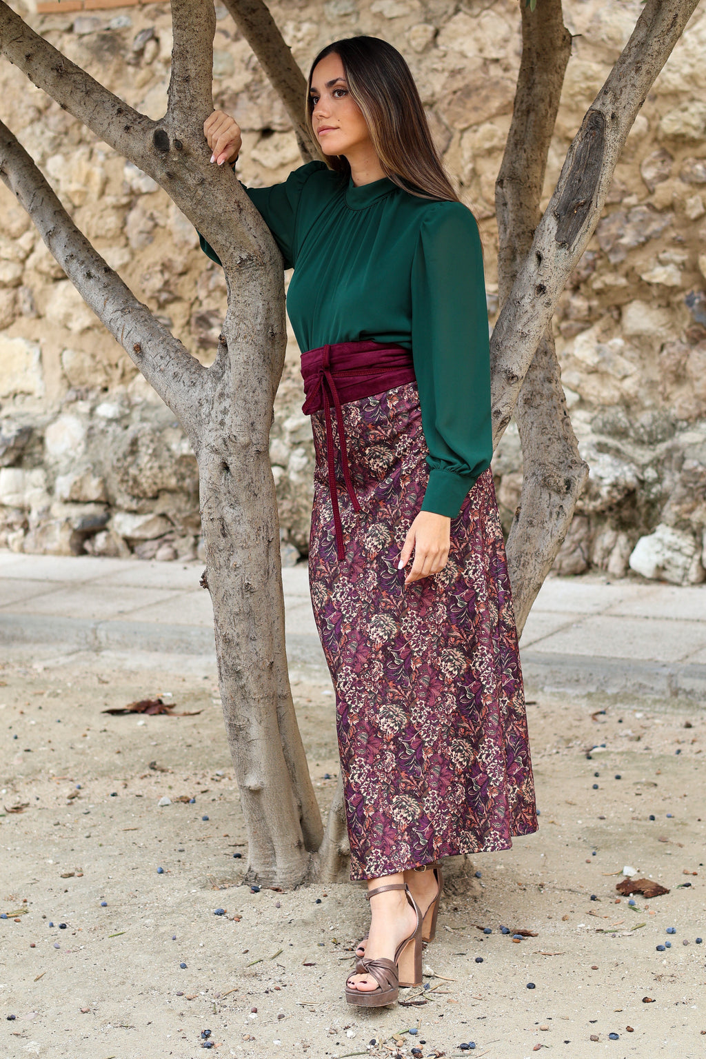 Falda estampada| Zafira