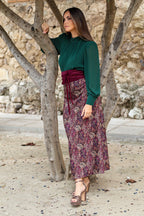 Falda estampada| Zafira