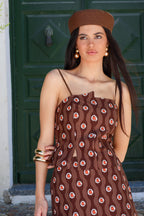 Conjunto marrón estampado| Mistral