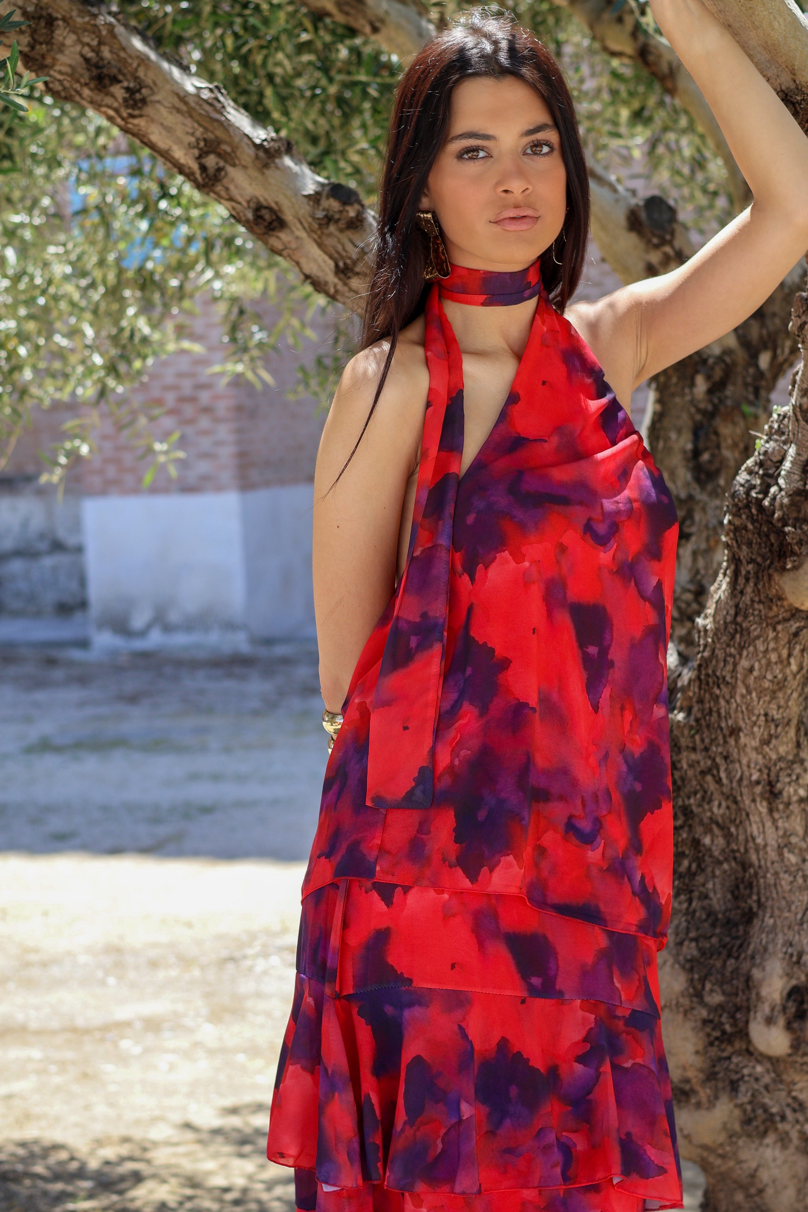 Conjunto estampado rojo| Ocean