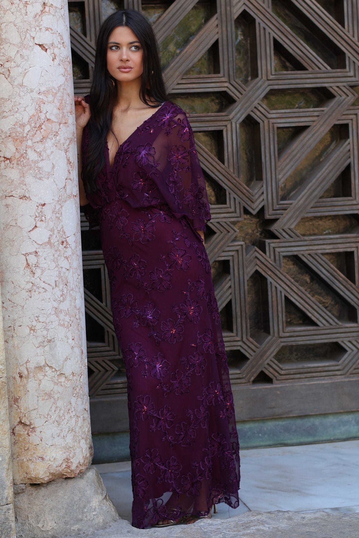 Vestido ciruela | Catia