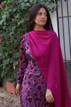 Capa corta gasa| Fucsia