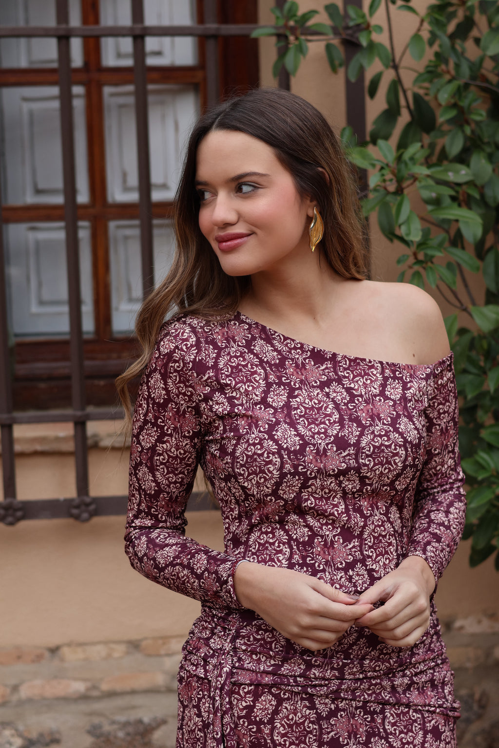 Vestido estampado uva| Marisa
