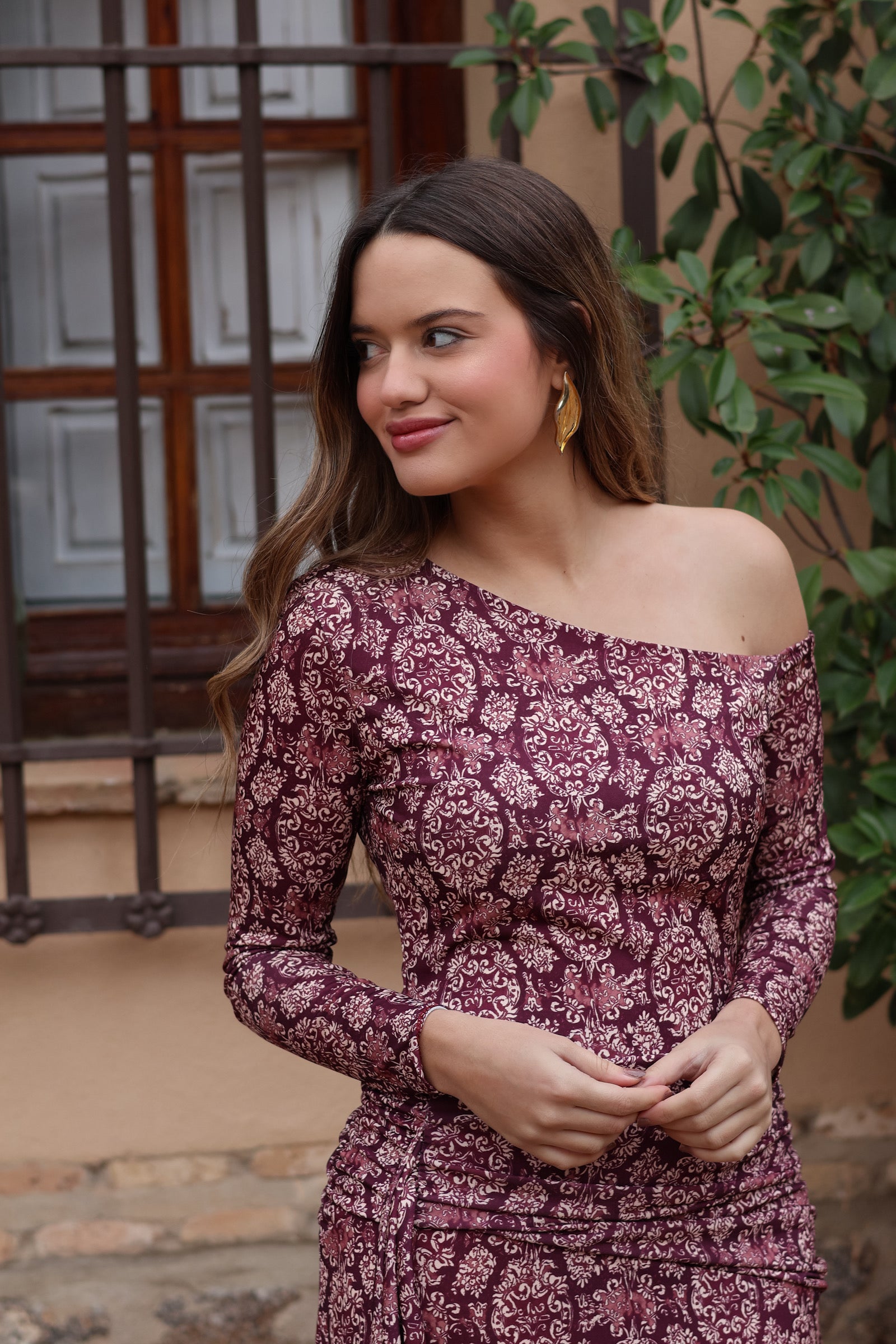 Vestido estampado uva| Marisa