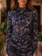 Vestido petróleo| Luján