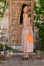 Vestido midi estampado| Évora