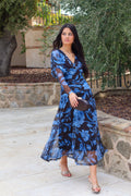Vestido estampado marrón| Zendaya