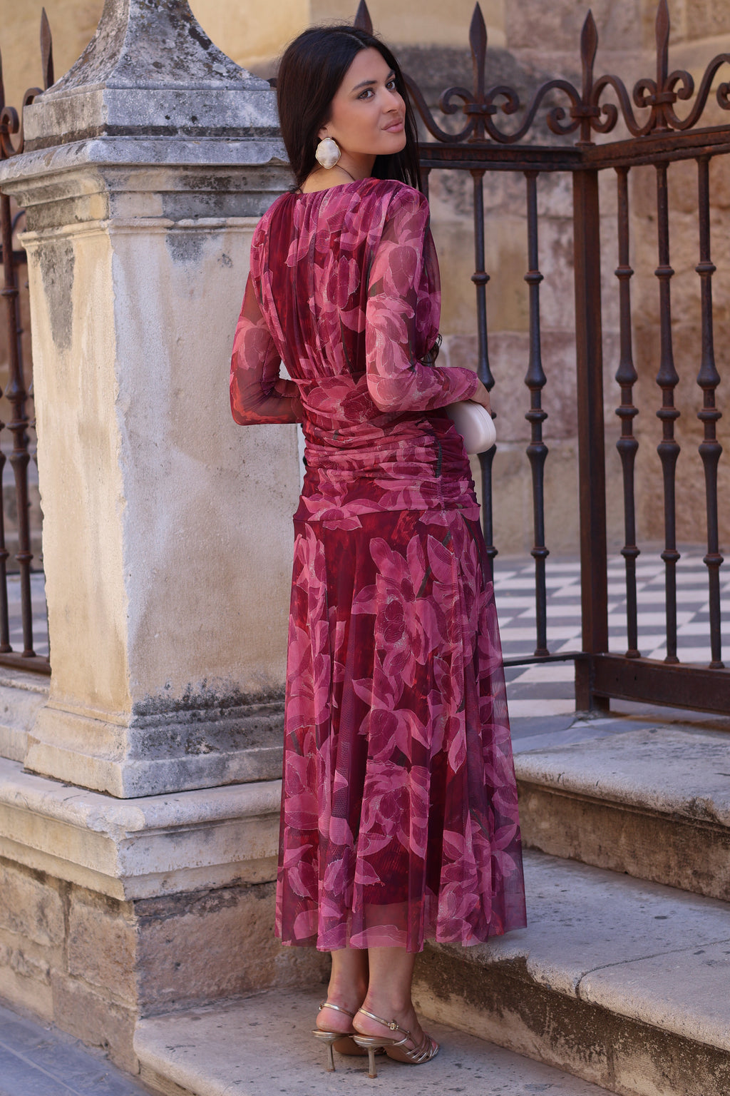 Vestido fucsia| Roxana