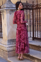 Vestido fucsia| Roxana