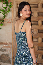 Vestido estampado verde| Évora