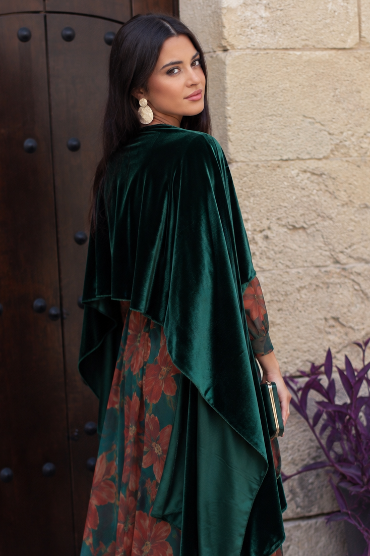 Capa terciopelo| Verde