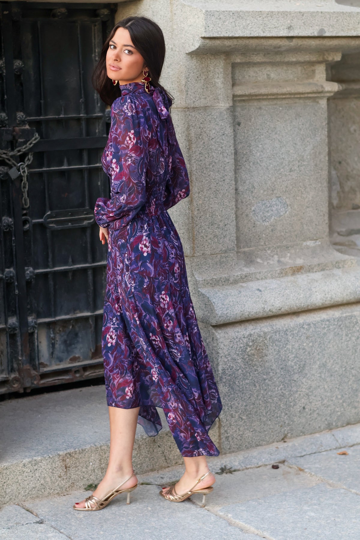 Vestido estampado| Lucila