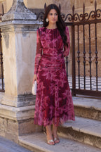 Vestido fucsia| Roxana