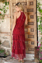 Conjunto estampado rojo| Tifanny - MOITTE