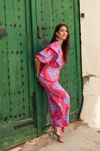 Conjunto estampado rosa| Esme - Moitte invitada